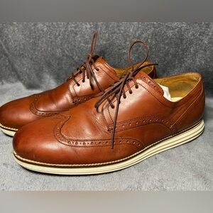 Cole Haan Men's Original Grand Wingtip Oxford Brown Style C26471 Size 12M